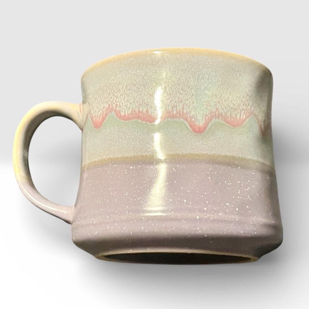 Elegant Bosmarlin Large Reactive Glaze Stoneware Mug Cottagecore